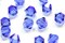 100pcs Authentic Preciosa 4mm (0.16 Inch) Small Faceted Bicone Crystal Loose Beads Sapphire Blue Compatible with Swarovski 5301/5328 for DIY Jewelry Making Pre-B413